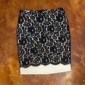 The Limited “Scandal” Collection Lace Skirt